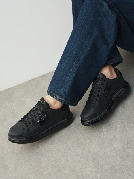 Мужские кеды KARL LAGERFELD KAPRI KUSHION RSG Band Lo Lace, Артикул KL52615A, черный | 4724781. Ракурс 6