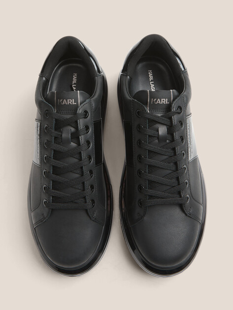 Мужские кеды KARL LAGERFELD KAPRI KUSHION RSG Band Lo Lace, Артикул KL52615A, черный | 4724781. Ракурс 4