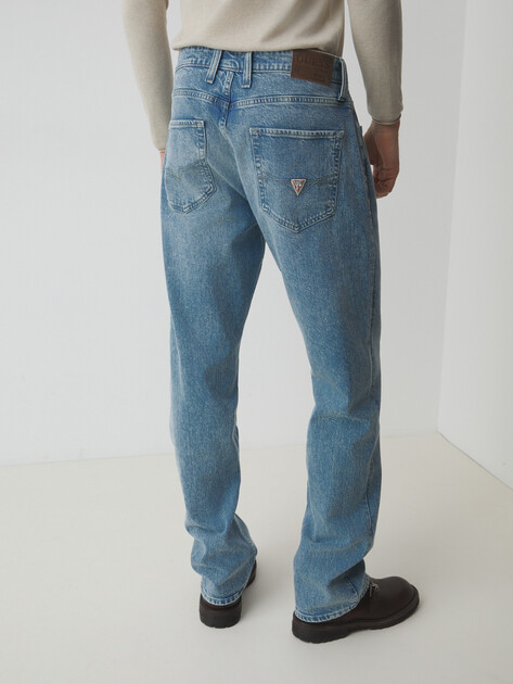 Мужские джинсы GUESS RODEO, Артикул M5GA31D4Z80, голубой | 4725120. Ракурс 4