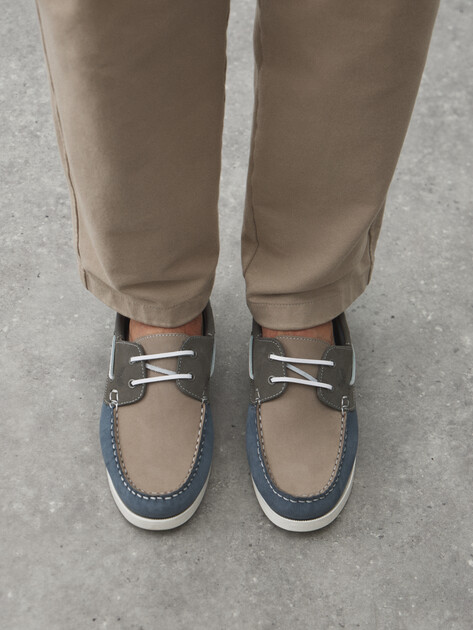 Мужские топсайдеры KAPORAL, Артикул FABLY, серо-синий | 4725603. Ракурс 6