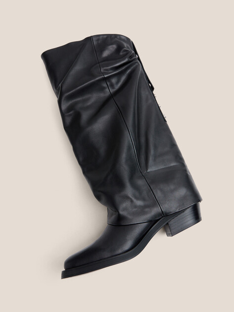 Высокие казаки ASH LIAM FW25, Артикул LIAM FW25, черный | 4725627. Ракурс 4