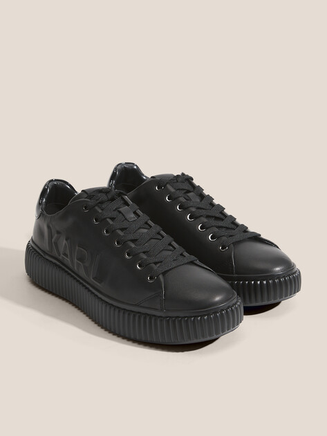 Мужские кеды KARL LAGERFELD KAPRIKA Geometrikarl Logo, Артикул KL24225, черный | 4725653. Ракурс 2