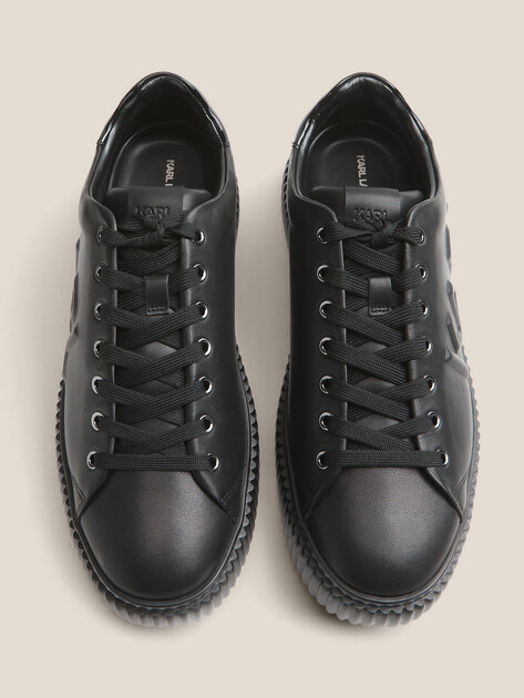 Мужские кеды KARL LAGERFELD KAPRIKA Geometrikarl Logo, Артикул KL24225, черный | 4725653. Ракурс 4