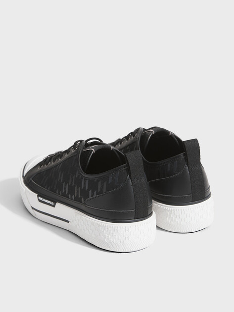 Мужские кеды KARL LAGERFELD KAMPUS MAX Dualtone MG Lace Hi, Артикул KL50424, черный | 4725855. Ракурс 5