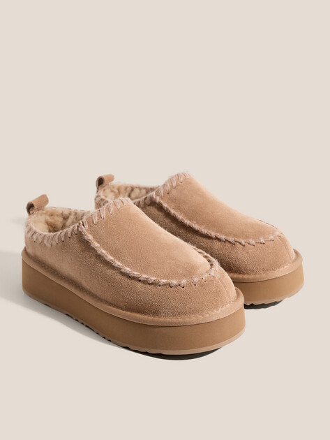 Женские угги TENDANCE, Артикул YS-58022L-1, темно-бежевый | 4727024. Ракурс 2