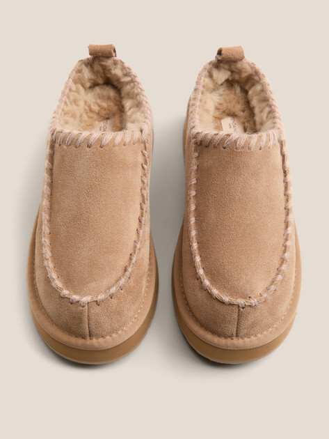 Женские угги TENDANCE, Артикул YS-58022L-1, темно-бежевый | 4727024. Ракурс 4