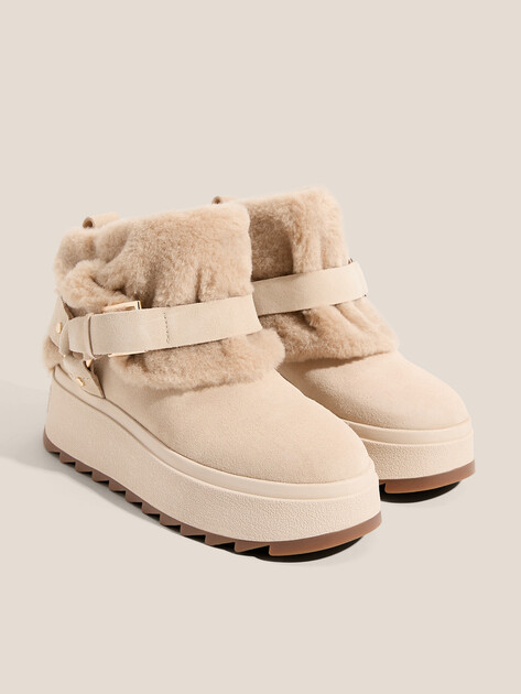 Женские угги ASH MOONRISE, Артикул MOONRISE, светло-бежевый | 4727417. Ракурс 2 Женские угги ASH MOONRISE, Артикул MOONRISE, светло-бежевый | 4727417. Ракурс 2