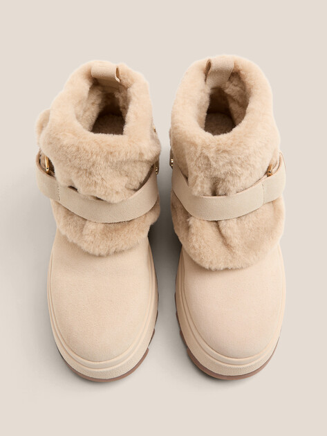Женские угги ASH MOONRISE, Артикул MOONRISE, светло-бежевый | 4727417. Ракурс 4 Женские угги ASH MOONRISE, Артикул MOONRISE, светло-бежевый | 4727417. Ракурс 4