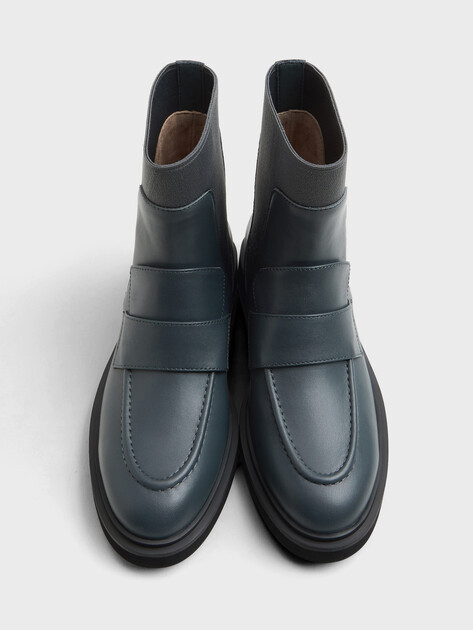 Женские челси TENDANCE, Артикул YS-58069-61, сине-серый | 4728414. Ракурс 4