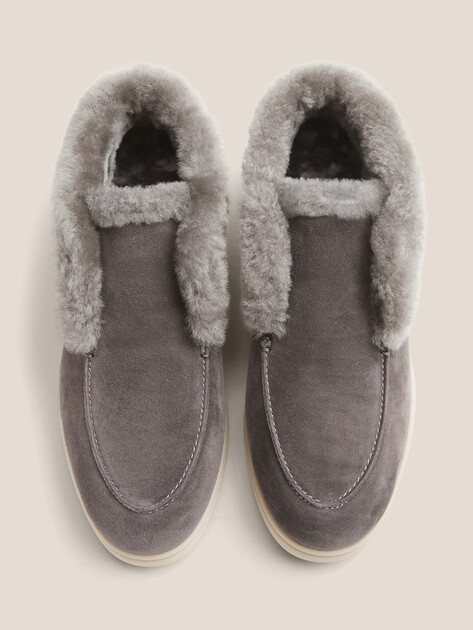 Женские высокие лоферы TENDANCE, Артикул YS-58018-31, коричневато-серый | 4728699. Ракурс 4