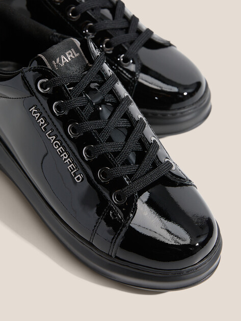 Женские кеды KARL LAGERFELD KAPRI Karl NFT Kounter Rlf, Артикул KL62525S, черный | 4729299. Ракурс 3