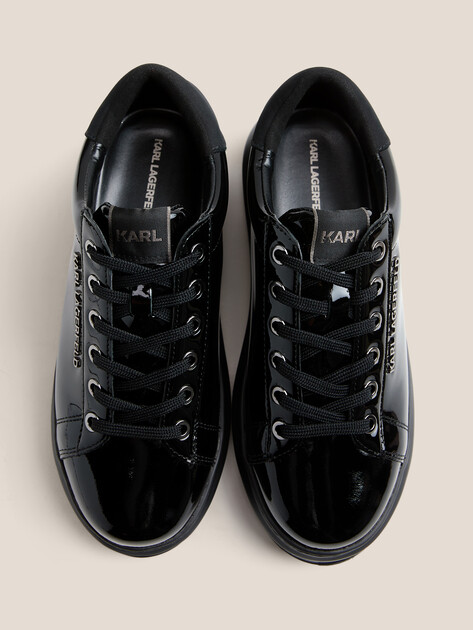 Женские кеды KARL LAGERFELD KAPRI Karl NFT Kounter Rlf, Артикул KL62525S, черный | 4729299. Ракурс 4