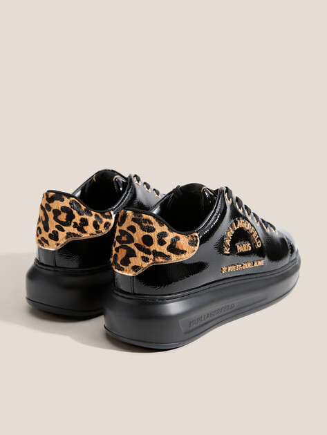 Женские кеды KARL LAGERFELD KAPRI Metal Masion Exotik, Артикул KL62539J, черный | 4729317. Ракурс 5