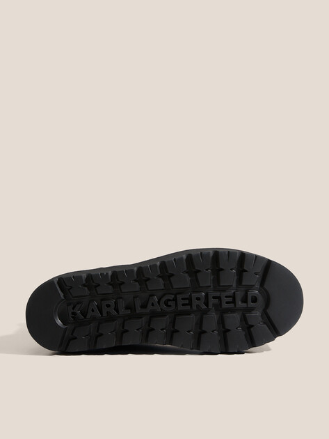 Женские угги KARL LAGERFELD SKYLAR Outline Signature Gore Boot, Артикул KL48662, черный | 4730619. Ракурс 6