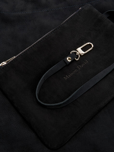 Женский шоппер MAISON DAVID, Артикул CAROL, темно-синий | 4730620. Ракурс 3