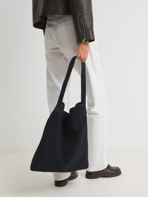 Женский шоппер MAISON DAVID, Артикул CAROL, темно-синий | 4730620. Ракурс 6