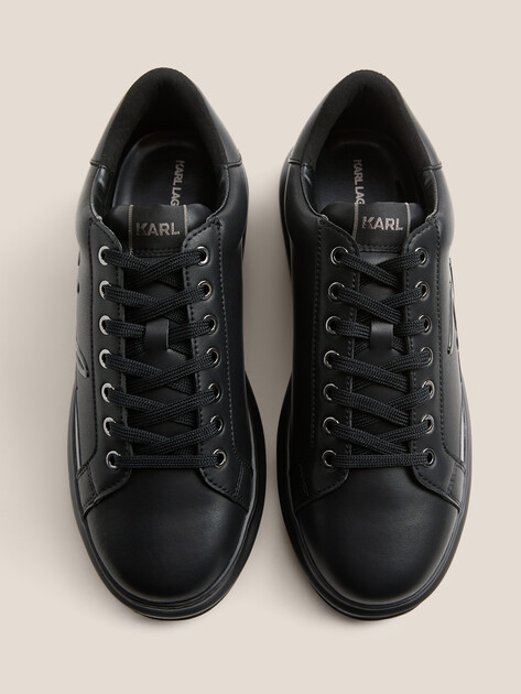 Мужские кеды KARL LAGERFELD KAPRI MENS Karl Signia Shine, Артикул KL52548F, черный | 4730895. Ракурс 4