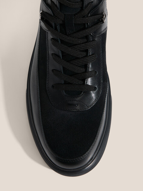Мужские высокие кеды TENDANCE, Артикул TTA202B-69, черный | 4731800. Ракурс 3