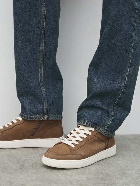 Мужские высокие кеды TENDANCE, Артикул TT6752R-01, темно-бежевый | 4732463. Ракурс 7