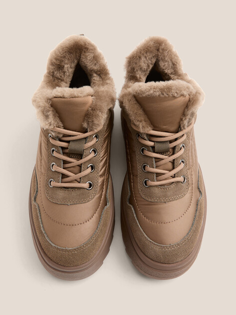 Женские кеды TENDANCE, Артикул AJ1727-3-1, хаки | 4735527. Ракурс 4