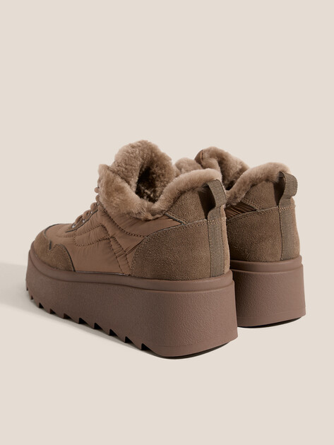 Женские кеды TENDANCE, Артикул AJ1727-3-1, хаки | 4735527. Ракурс 5