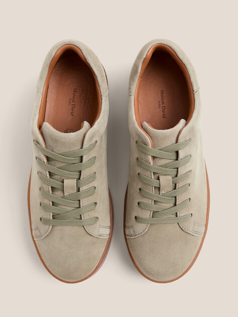 Женские кеды MAISON DAVID, Артикул TM3069F-3, бледно-зеленый | 4736043. Ракурс 4