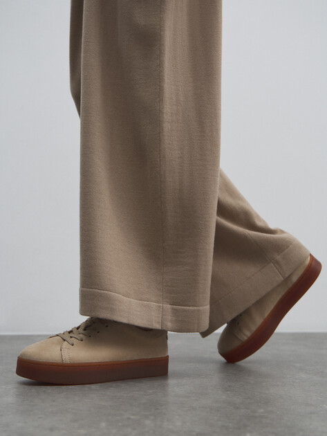 Женские кеды MAISON DAVID, Артикул TM3069F-3, светло-бежевый | 4736075. Ракурс 6