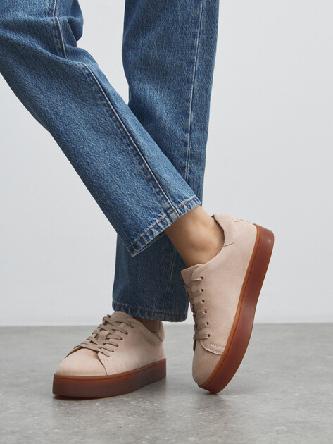 Женские кеды MAISON DAVID, Артикул TM3069F-3, серовато-розовый | 4736123. Ракурс 6