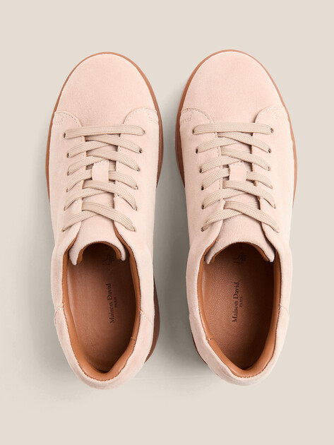 Женские кеды MAISON DAVID, Артикул TM3069F-3, серовато-розовый | 4736123. Ракурс 4