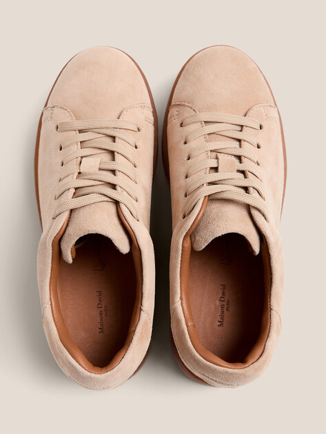 Женские кеды MAISON DAVID, Артикул TM3069F-3, темно-бежевый | 4736139. Ракурс 4 Женские кеды MAISON DAVID, Артикул TM3069F-3, темно-бежевый | 4736139. Ракурс 4