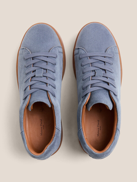 Женские кеды MAISON DAVID, Артикул TM3069F-3, серо-синий | 4736187. Ракурс 4