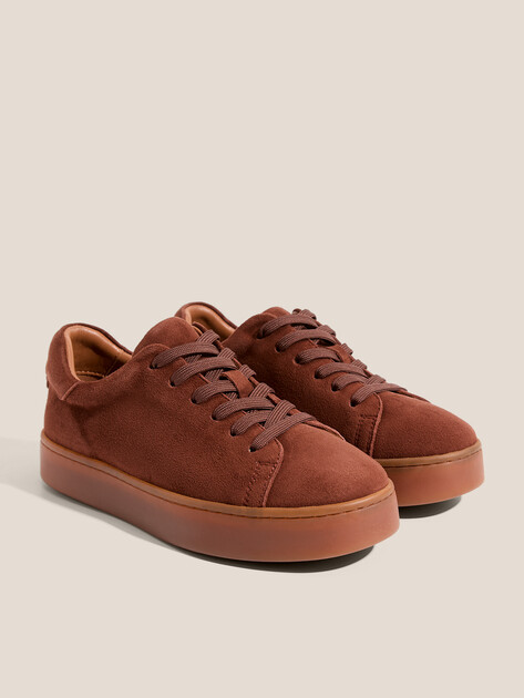 Женские кеды MAISON DAVID, Артикул TM3069F-3, красновато-коричневый | 4736219. Ракурс 2