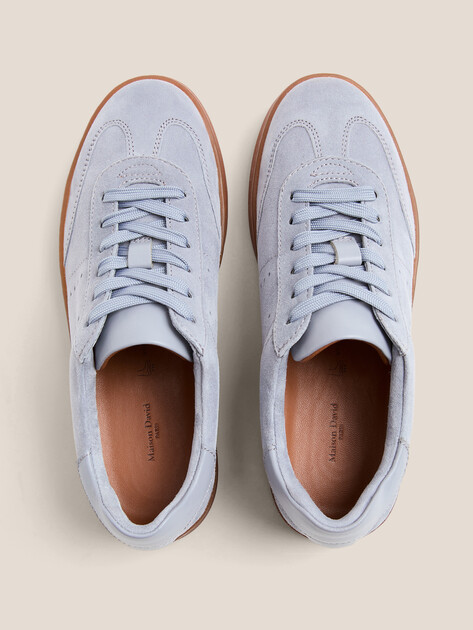 Женские кеды MAISON DAVID, Артикул TM3075F-32, серо-голубой | 4736315. Ракурс 4