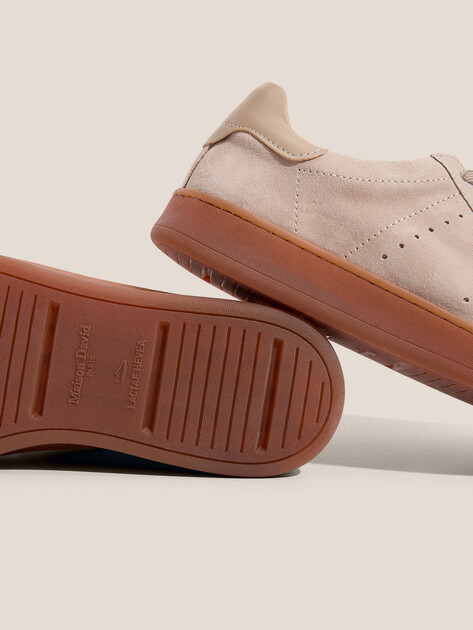 Женские кеды MAISON DAVID, Артикул TM3075F-32, серо-бежевый | 4736331. Ракурс 3