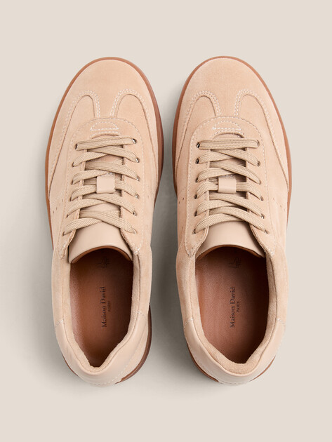 Женские кеды MAISON DAVID, Артикул TM3075F-32, темно-бежевый | 4736363. Ракурс 4