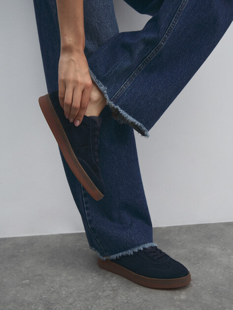 Женские кеды MAISON DAVID, Артикул TM3075F-32, темно-синий | 4736459. Ракурс 6