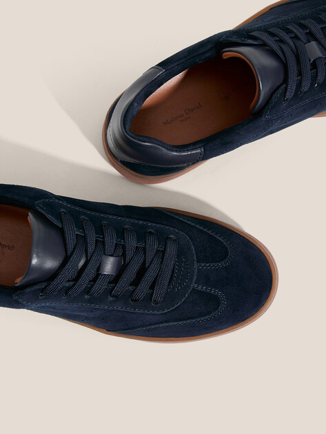 Женские кеды MAISON DAVID, Артикул TM3075F-32, темно-синий | 4736459. Ракурс 3