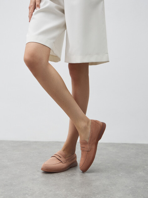 Женские лоферы MAISON DAVID, Артикул TM3269D-1, розово-бежевый | 4736507. Ракурс 6 Женские лоферы MAISON DAVID, Артикул TM3269D-1, розово-бежевый | 4736507. Ракурс 6