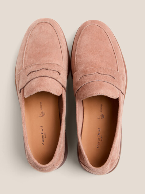 Женские лоферы MAISON DAVID, Артикул TM3269D-1, розово-бежевый | 4736507. Ракурс 4 Женские лоферы MAISON DAVID, Артикул TM3269D-1, розово-бежевый | 4736507. Ракурс 4