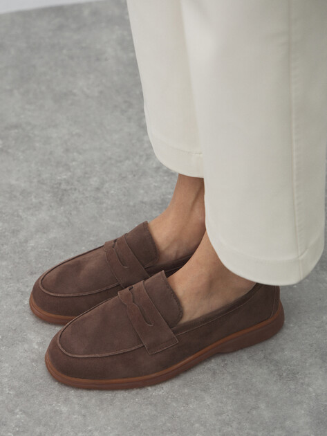 Женские лоферы MAISON DAVID, Артикул TM3269D-1, темно-коричневый | 4736619. Ракурс 6