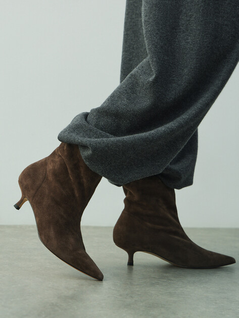 Женские Ботильоны Tendance BS881-02 пыльно-коричневый