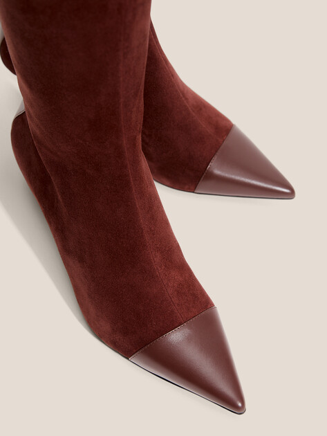 Женские сапоги TENDANCE, Артикул BS881-03, вишневый | 4737992. Ракурс 3 Женские сапоги TENDANCE, Артикул BS881-03, вишневый | 4737992. Ракурс 3