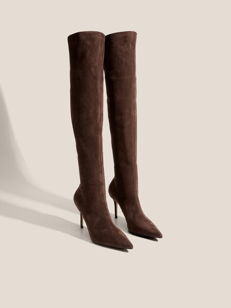 Ботфорты TENDANCE, Артикул BS921-01, коричневый | 4738028. Ракурс 2