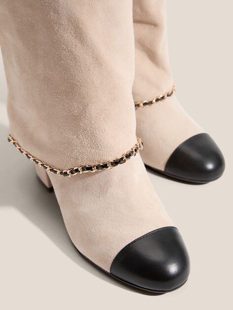 Женские сапоги TENDANCE, Артикул GLC208-01, светло-бежевый | 4738781. Ракурс 3