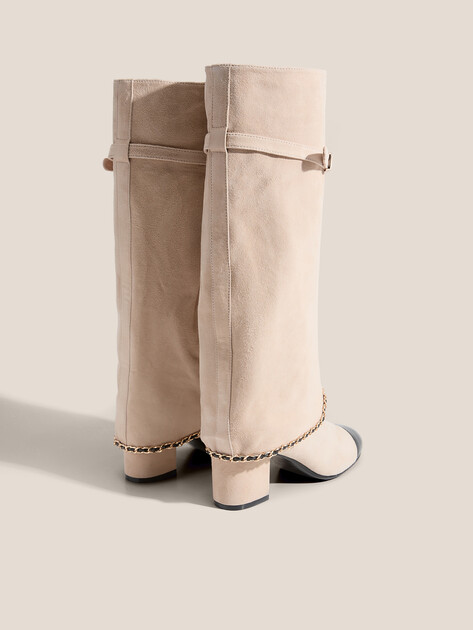 Женские сапоги TENDANCE, Артикул GLC208-01, светло-бежевый | 4738781. Ракурс 5