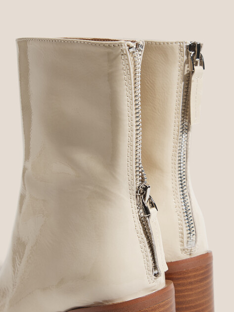 Ботильоны TENDANCE, Артикул GLC8393-01, молочно-бежевый | 4739135. Ракурс 3 Ботильоны TENDANCE, Артикул GLC8393-01, молочно-бежевый | 4739135. Ракурс 3