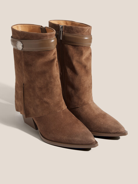 Казаки TENDANCE, Артикул GLC8555-02, зеленовато-коричневый | 4739515. Ракурс 2