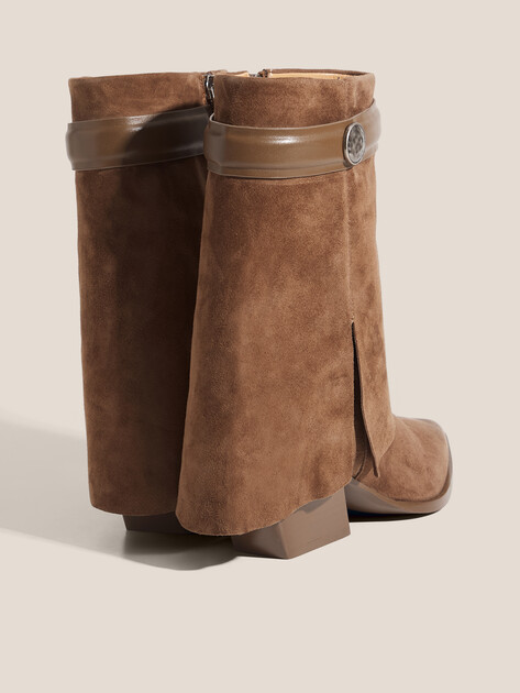 Казаки TENDANCE, Артикул GLC8555-02, зеленовато-коричневый | 4739515. Ракурс 5