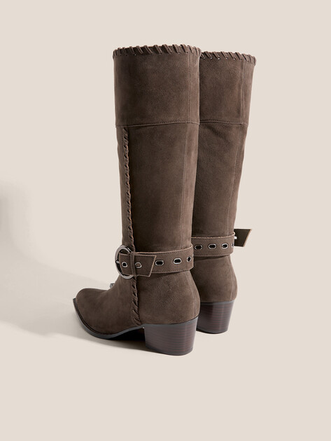 Высокие казаки TENDANCE, Артикул GLC8747-01, серо-коричневый | 4739646. Ракурс 5