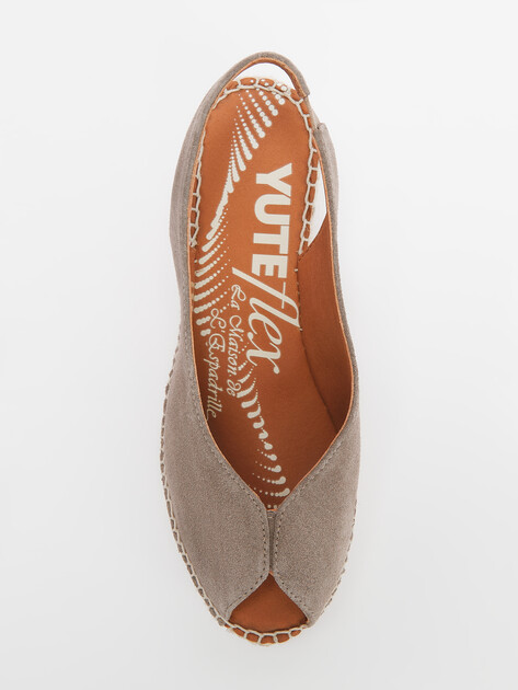 Босоножки LA MAISON DE L'ESPADRILLE, Артикул RV2200-7, серо-коричневый | 4739877. Ракурс 5